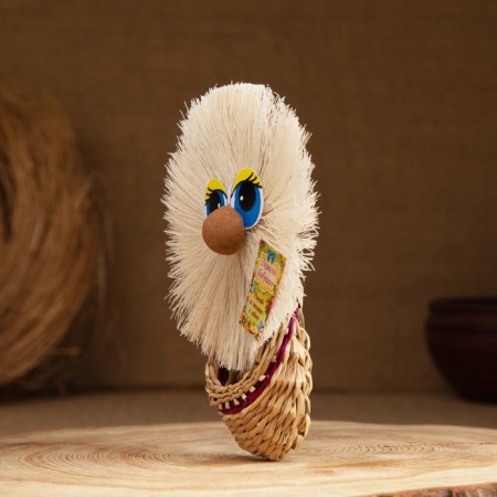Ringing house on bast shoes "Dear Grandmother", 15 cm, mix-1