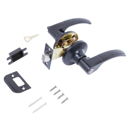 Standard latch 8510 bk BL, black color, fix
