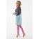 Female trousers, size 48, pink color