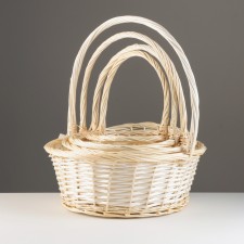 A set of baskets of 4 pcs, d40xh16/44 cm, d35xh14/39 cm, d30xh12/34 cm, d25xh10/30 cm, knocked out 1055519