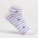 Women's socks, white mix, size 35-38