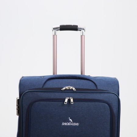 Big suitcase 28 ", a lightning department, code castle, 3 wheels, 2 external pockets, blue color-5