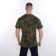 T -shirt men's camouflage pixel, green color, size 48