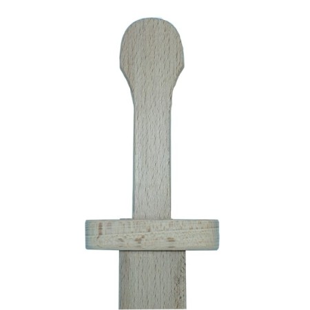 Sword of a wooden medium, without skin, beech-2