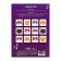 A4 children's creativity set, 8 sheets Cardboard Colored Mesarized + 8 sheets paper color two -way