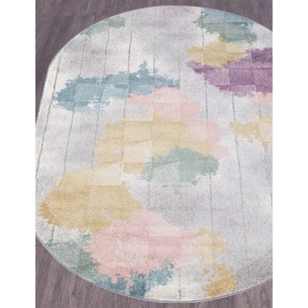 Oval Merinos Sofit carpet, size 200x300 cm, color Light Cream-1