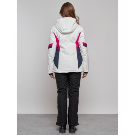 Ski jacket women's winter, size 50, white color-14