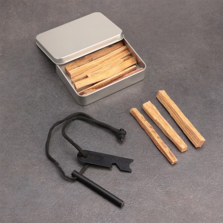 ROZZHIG for a fire tourist "Huntsman" Set in Metal Boxing, 12 x 9 cm