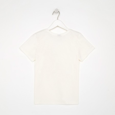 Children's T -shirt, milk/llama, height 128 cm-6