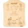 Burning board "Samovar with matryoshka"