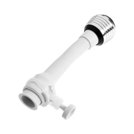 Zein aerator, 2 modes, a white flexible hose on a clamp, universal-7