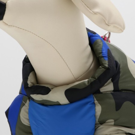 The overalls printed with the lock on the back, size 8 (DS 23 cm, OG 30, Osh 22 cm), blue-2