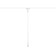 LED track track for the Magnetic Ultra Slim Ambrella Track System GV1636, 6W, LED, white color white