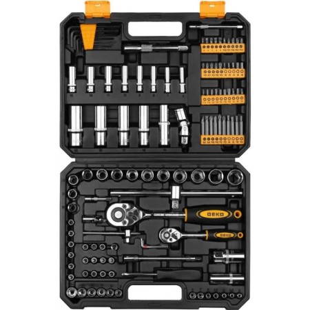 Professional set of tools for auto DKO DKAT121 in a suitcase, 121 subject-2