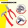 Set of tools "carpentry", 11 items, color mix