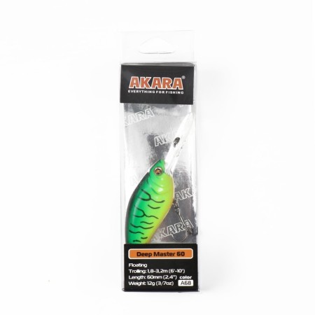 Akara Deep Master 60F wobbler, color A68, 9 cm, 12 g-2