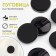 A button on midnight, d = 30 mm, the color is black