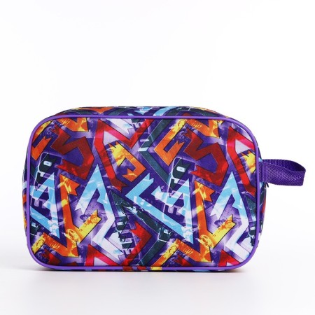 Lightning cosmetic bag, lilac color-1
