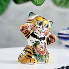 Сувенир "Кот Феликс", гжель, цвет