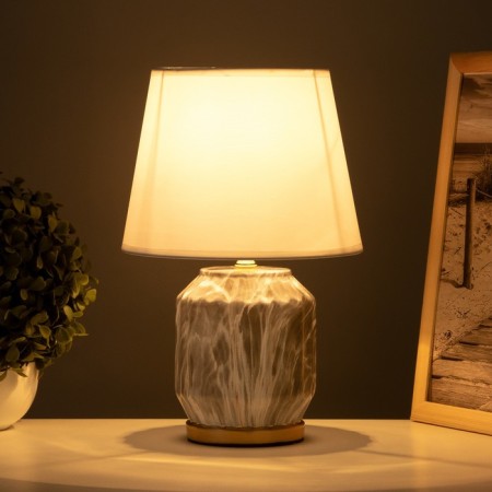 Table lamp "Veronica" 1x40W E14 black/white 20x20x31cm-1