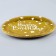 Paper plate “Happy Birthday”, stars, set 6 pcs in a set, 23 cm, gold color