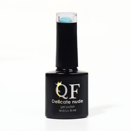 Delicate nude nail polish gel, 3 phase, 8 ml, LED/UV, Blue color (29)-6
