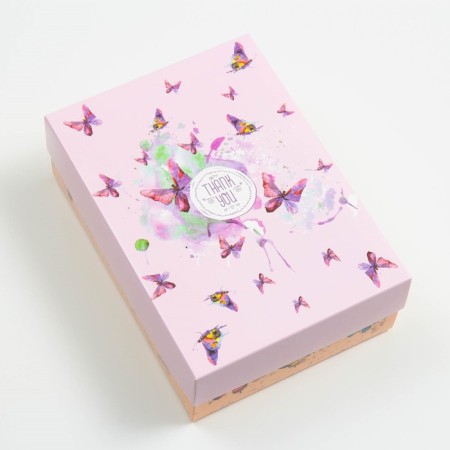Gift box, cover is, the team "Butterflies", 21 x 15 x 7 cm-1