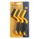 A set of brushes of metal tundra, two -component handles, large, 3 pcs.