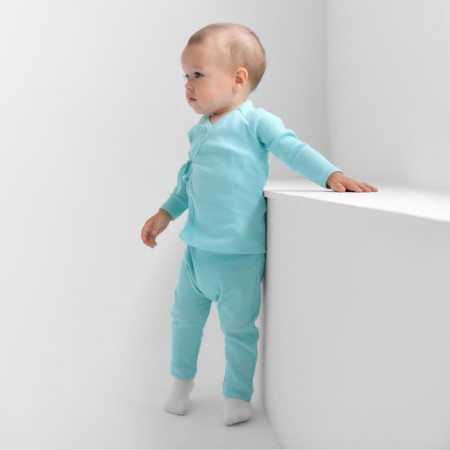 Kit for children (jacket and pants) minku, blue color, height 110 cm-3