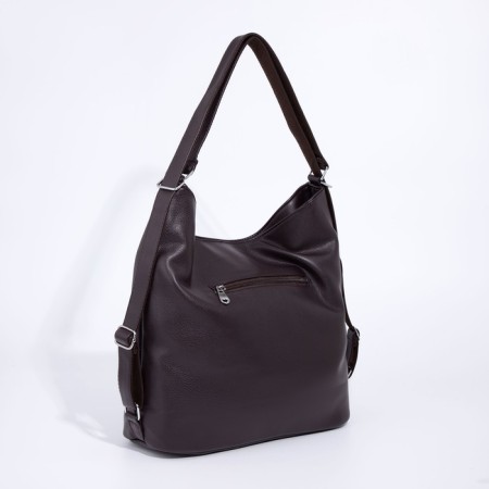 Love bag with lightning, brown color-1