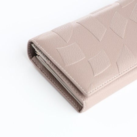 Women's wallet on magnets, gray color-2