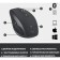 Logitech MX Anywhere 2S mouse graphite optical (4000dpi) wireless BT/Radio USB (7BU 103386