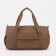 Sports bag with lightning, external pocket, suitcase holder, beige color