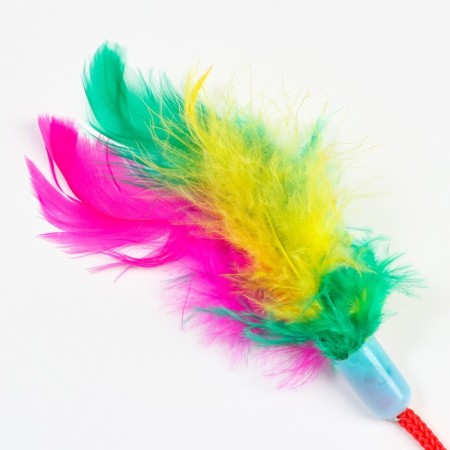 Syzalem-beam ball with feathers, 4.5 cm, pink-2