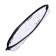 Penal soft, 1 compartment, 95 x 205 mm, flat, PVC, calligrata "steep"
