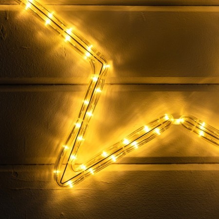 LED figure "Zvezda", 56 cm, Duralight, 96 LED, 24 V, glow warm white-2