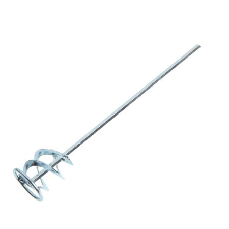 Mixer for paints and plaster mixtures of the tundra, galvanized, hexagonal, 60 x 8 x 400 mm