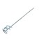 Mixer for paints and plaster mixtures of the tundra, galvanized, hexagonal, 60 x 8 x 400 mm