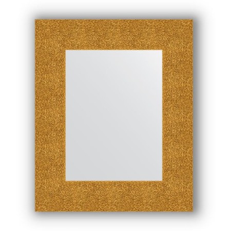 Mirror in the baguette frame - gold minting 90 mm, 46 x 56 cm, evoForm