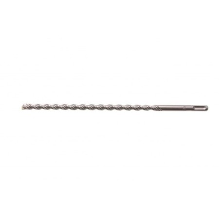Denzel 705026 concrete drill, double spiral, Cobalt W-Tip, SDS Plus, 12 x 310 mm