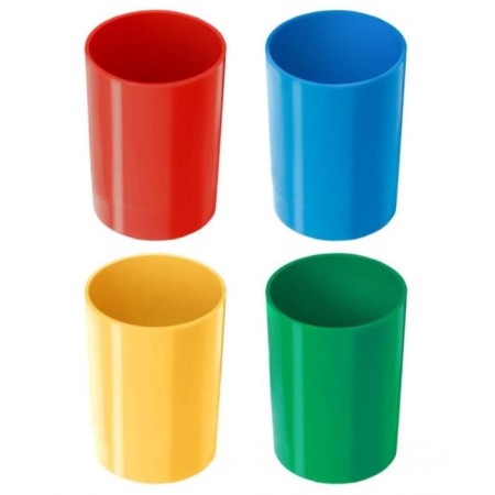 A glass for writing accessories, mix
