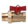 Ballic Aqualink, PN 50 tap, internal/outer thread 1/2 ", Light, straight line, butterfly