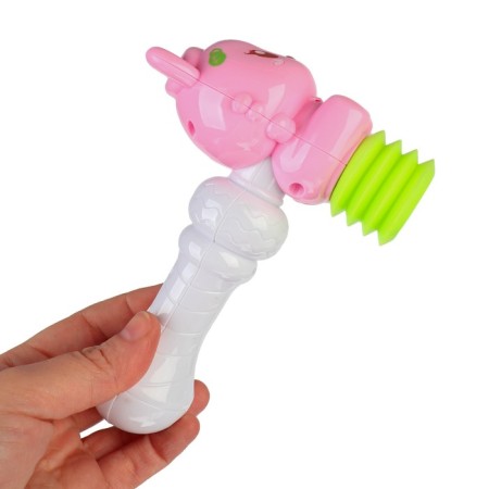 Rattle - squirrel "Squirrel - hammer", color mix, crush me-4