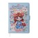 Gift notebook, A6+, 132 sheets, color block, with a curly knife, PVC cover, "anime", mix