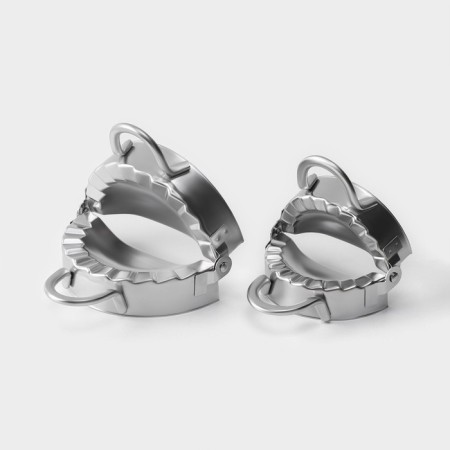 A set for modeling dumplings of the share "sour cream", 6 objects, stainless steel-3