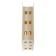 Vento cats' door for cats, 150 x 150 mm, opening 40 mm, ivory