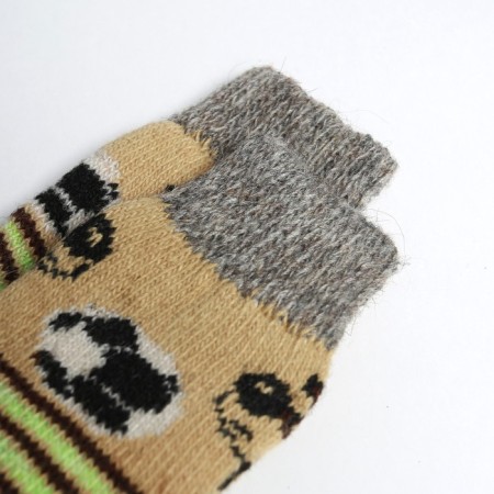Nosk children's woolen "dog" A.3a45, gray color, river 22-1