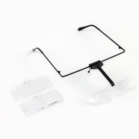 LUPA TALL (glasses) 3.5X, 2.5X, 1.5X (3 interchangeable nozzles 7.5*2.8 cm)