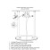 Suspended chandelier Jolanta LED 3000K 50W