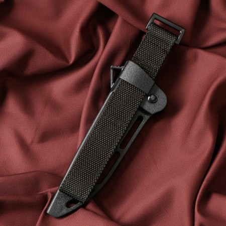 Caucasian knife, cutting "Finnish" with a cover, steel - AUS -8, handle - elastron, 11.5 cm-3